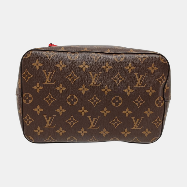 NÉONOÉ MM Monogram Coated Canvas Brown