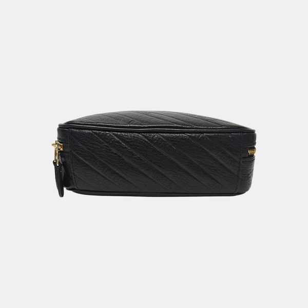BB Quilted Calfskin Black