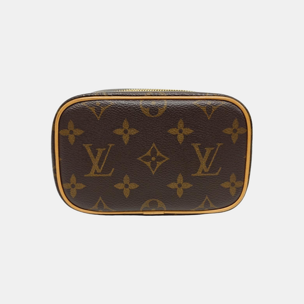 NICE Super Mini Monogram Coated Canvas Brown