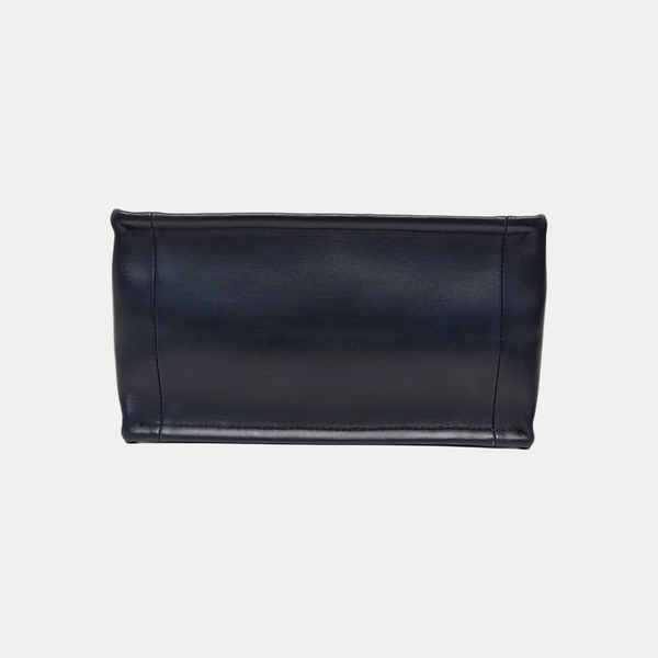 Book Tote Small Oblique Canvas Blue