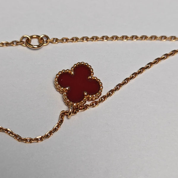 Sweet Alhambra 18k Rose Gold Necklace