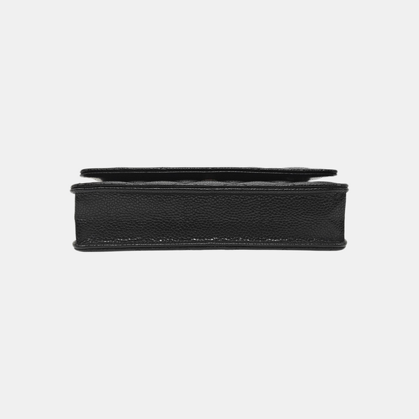 WOC Quilted Grained Calfskin Black