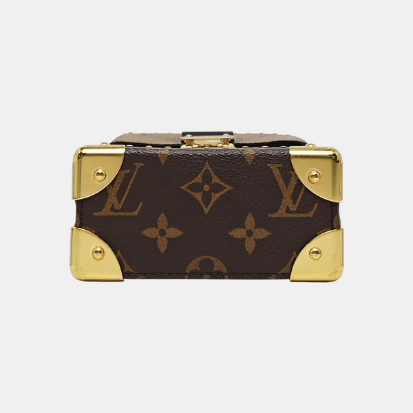 CAMERA BOX Monogram Coated Canvas Brown