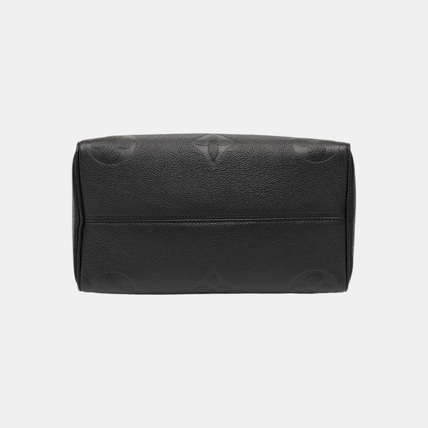 SPEEDY 25 Monogram Calfskin Black