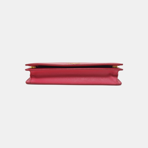 Calfskin Shoulder Bag Mini Red