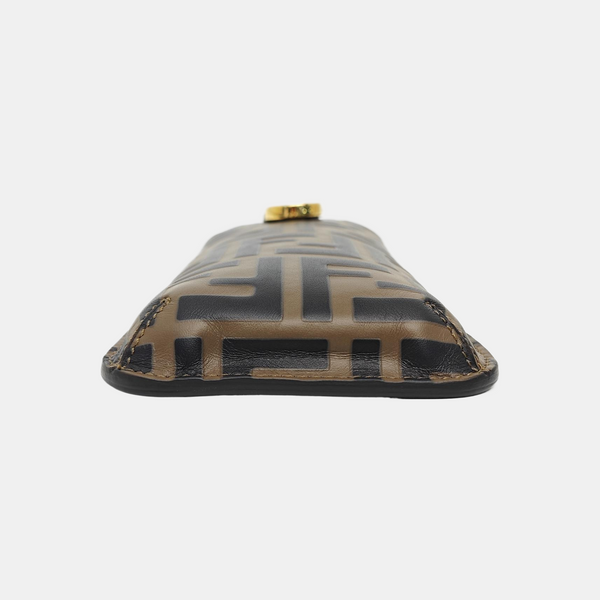 Calfskin Shoulder Bag Brown