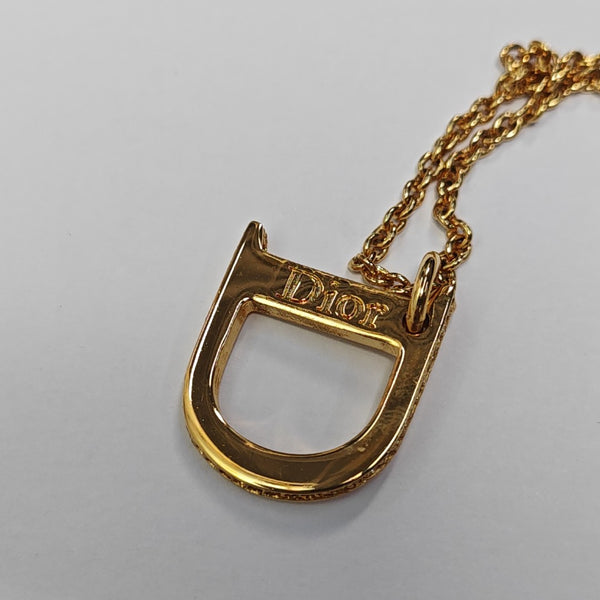CD Swing Metal Gold Necklace