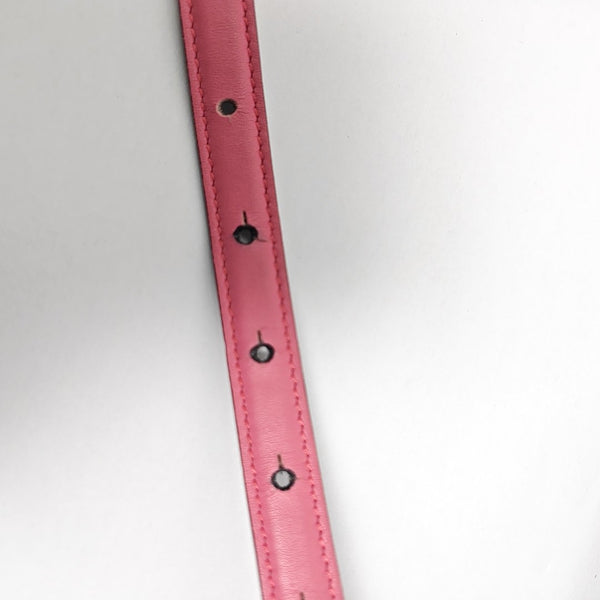 Leather Belt Red
