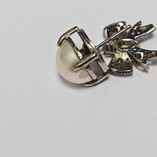 Metal Silver Earrings