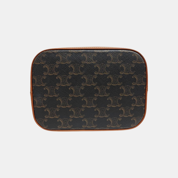 TRIOMPHE CANVAS Small Coated Canvas Brown