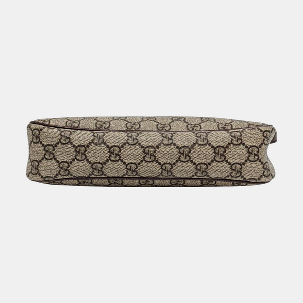 Ophidia Small Monogram Coated Canvas Brown