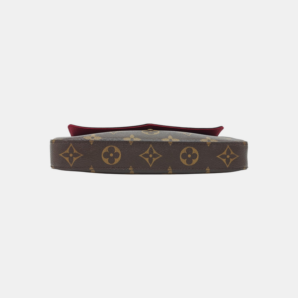 FÉLICIE Monogram Coated Canvas Brown
