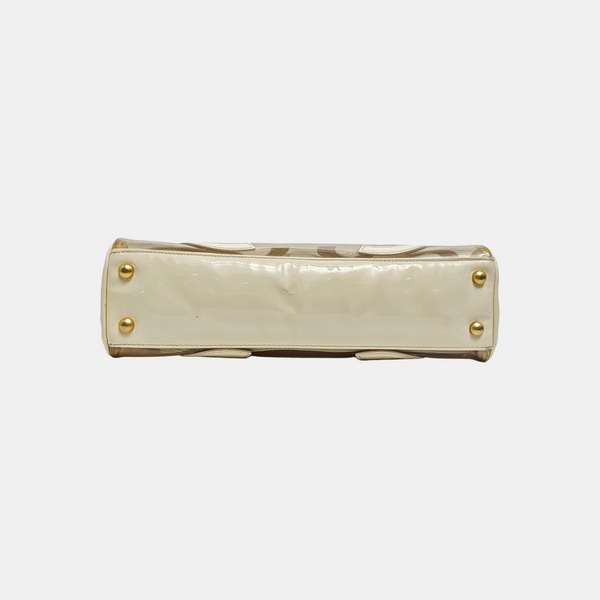 TRIPLE CC Patent Leather White