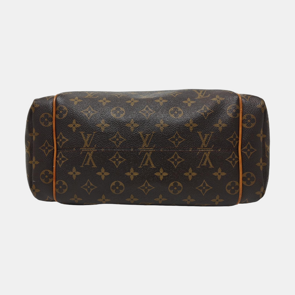 TOTALLY MM Monogram Coated Canvas Brown