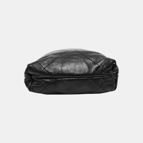 CHANEL 22 Mini Quilted Calfskin Black