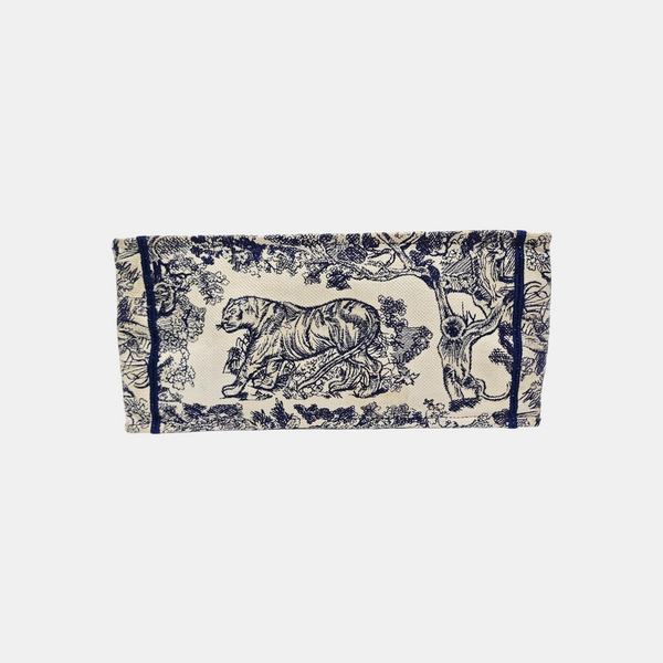 Book Tote Medium Canvas Blue
