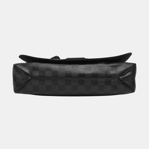 DISTRICT MM Damier Graphite Coated Canvas Gray