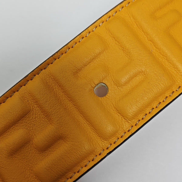 Leather Belt Yellow