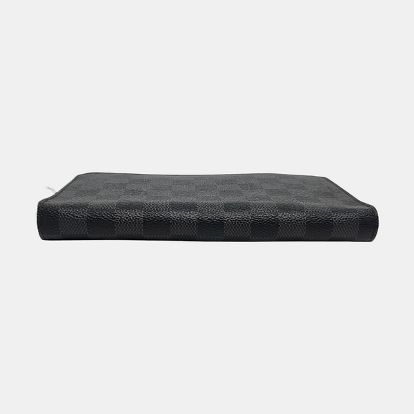 ZIPPY Damier Graphite Coated Canvas Gray Wallet