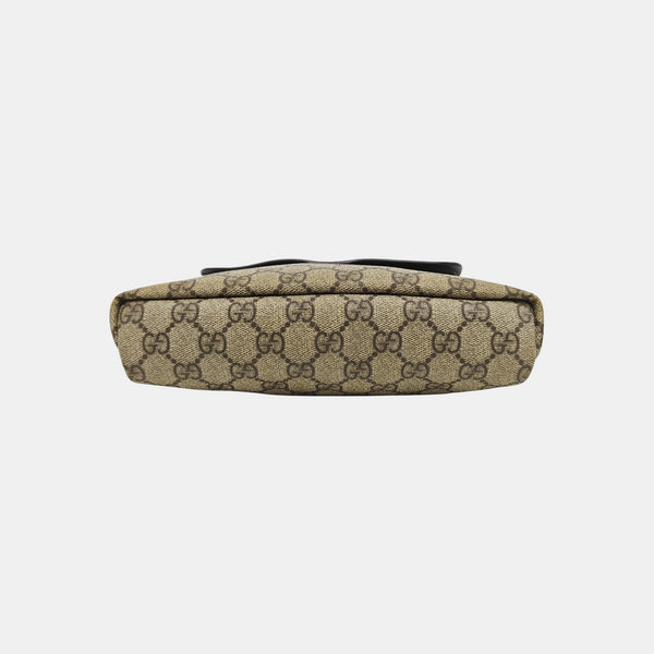 Monogram Coated Canvas Shoulder Bag Beige