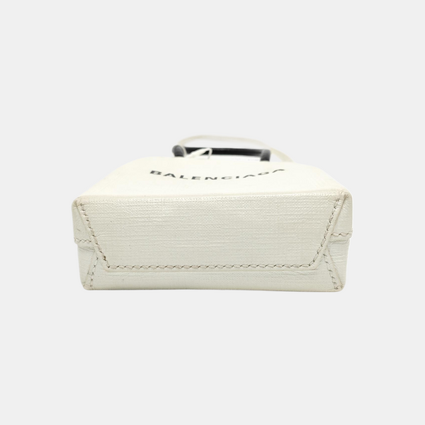 Shopping Bag Calfskin White