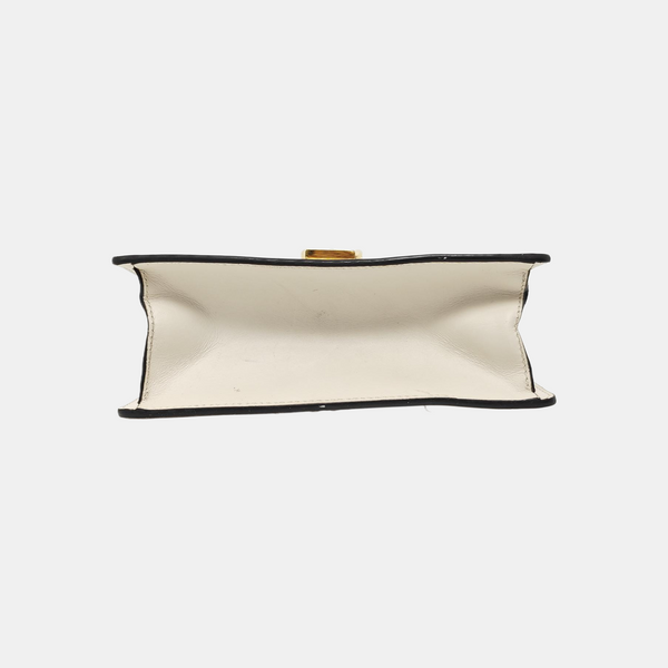 Sylvie Mini Calfskin White