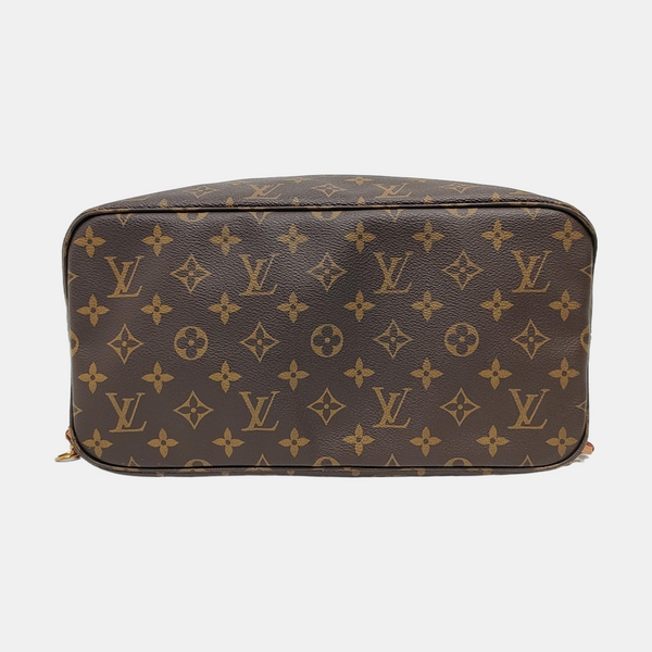 NEVERFULL MM Monogram Coated Canvas Brown