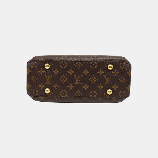 MONTAIGNE BB Monogram Coated Canvas Brown