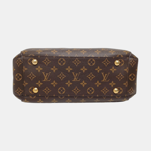 MONTAIGNE GM Monogram Coated Canvas Brown