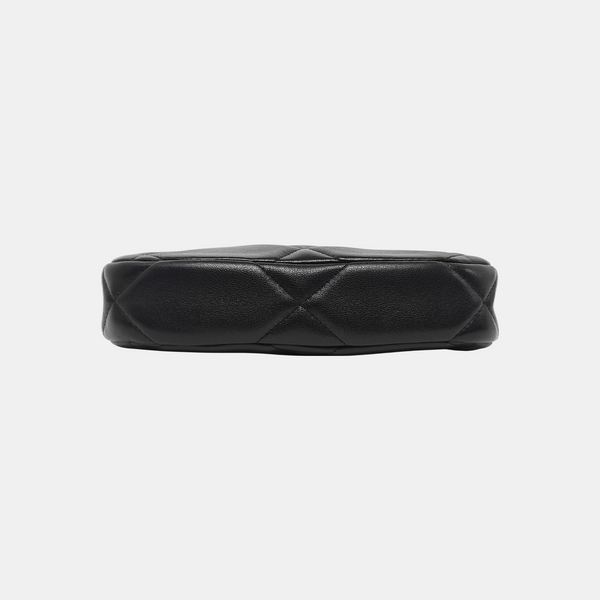CHANEL 19 Mini Quilted Lambskin Black