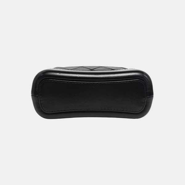 GABRIELLE Small Quilted Calfskin Black