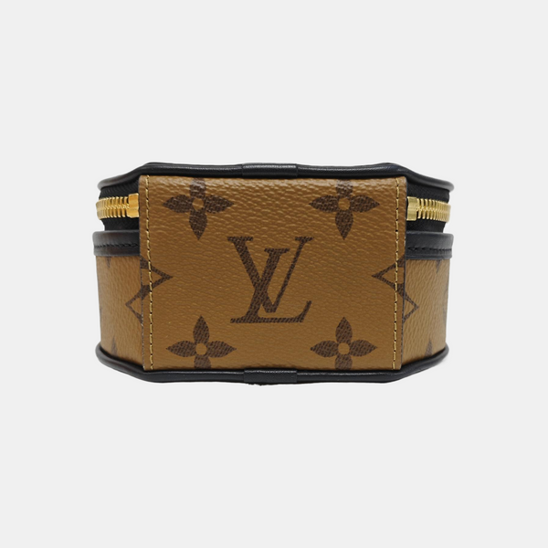 BOITE CHAPEAU Mini Monogram Coated Canvas Brown