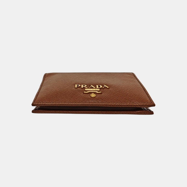 Calfskin Wallet Small Brown