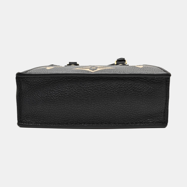 SAC PLAT Mini Monogram Calfskin Black