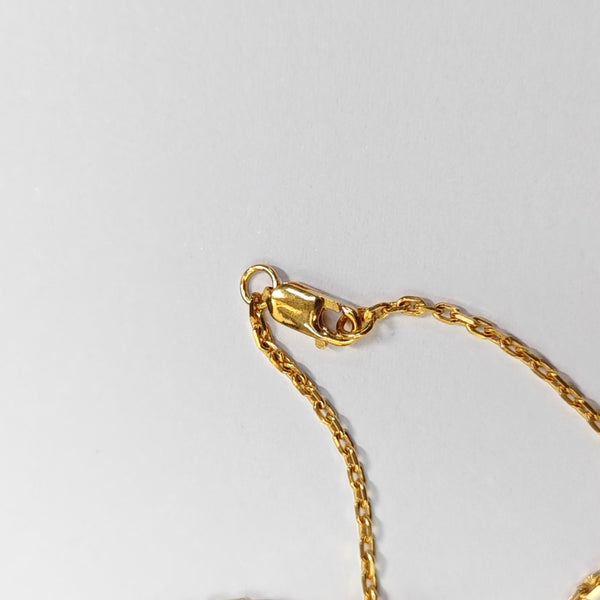 Pop H Metal Gold Necklace
