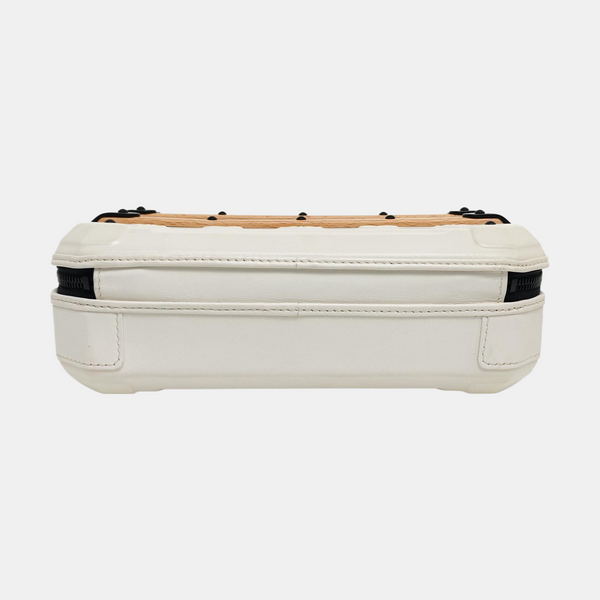 TRUNK Monogram Calfskin White