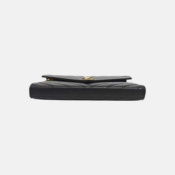 MONOGRAM Medium Quilted Calfskin Black