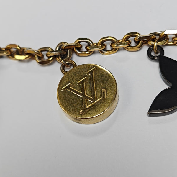 Metal Bag Charm Gold