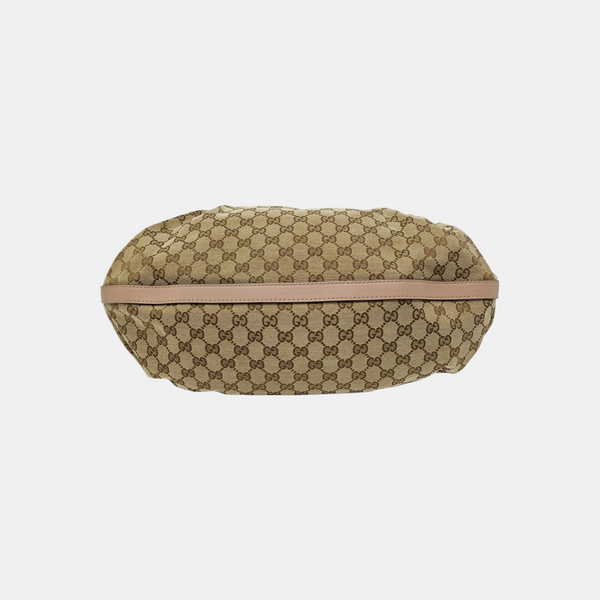 Sukey Monogram Canvas Beige