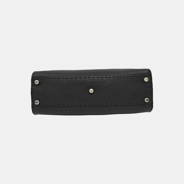 Peekaboo Essential Medium Calfskin Black