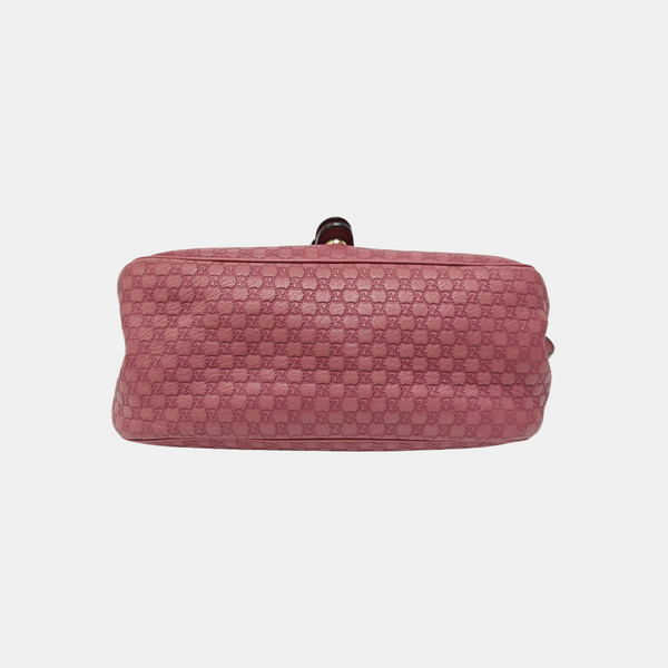 Monogram Calfskin Shoulder Bag Red