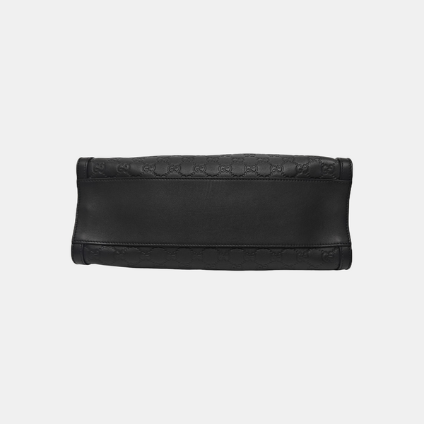 Padlock Medium Monogram Calfskin Black