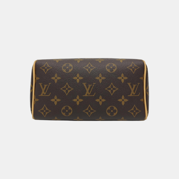 SPEEDY 20 Monogram Coated Canvas Brown