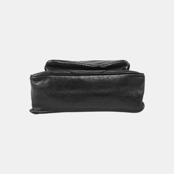 NIKI Medium Quilted Calfskin Black