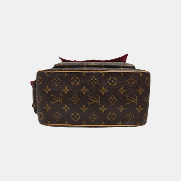EXCENTRI-CITE Monogram Coated Canvas Brown