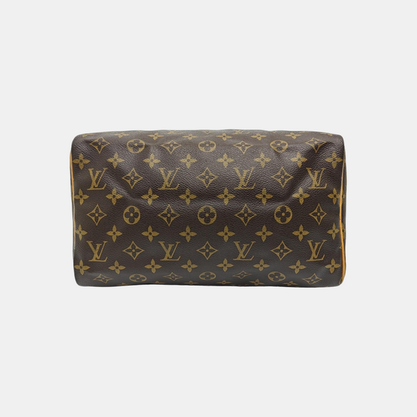 SPEEDY 30 Monogram Coated Canvas Brown