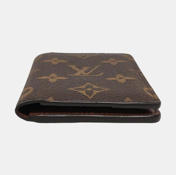 Monogram Coated Canvas Card Holder Brown