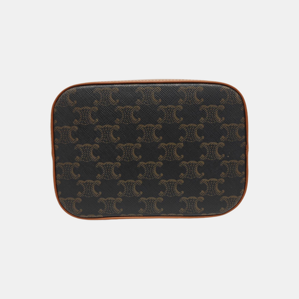 TRIOMPHE CANVAS Small Coated Canvas Brown