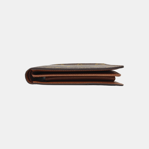 MARCO Monogram Coated Canvas Brown Wallet