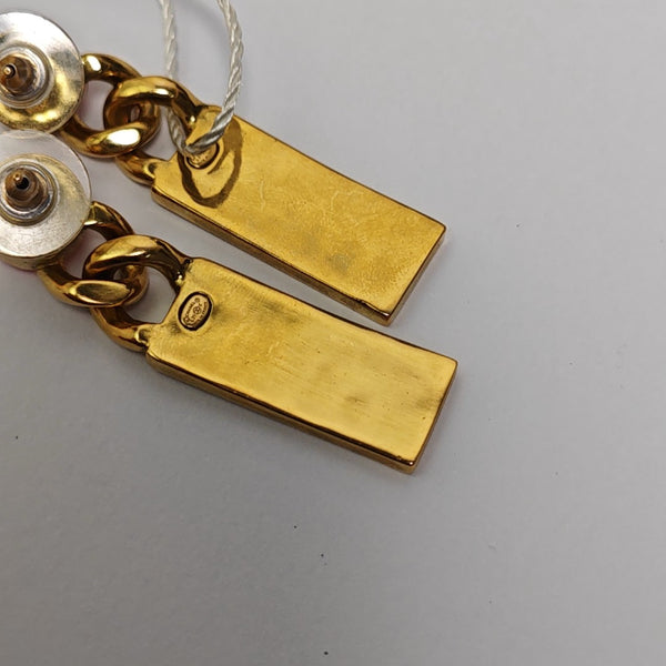 Metal Gold Stud Earrings